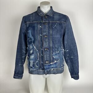 Levi’s Made & Crafted Boro Trucker Type IV Dist Patched Made in Japan SZ 2/M